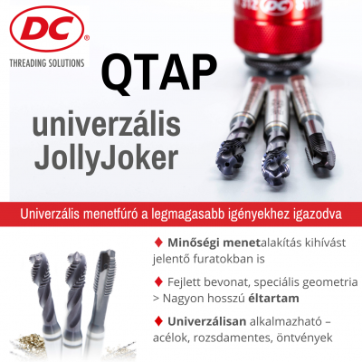 DC QTap - A Jolly Joker -  Univerzális menetfúró