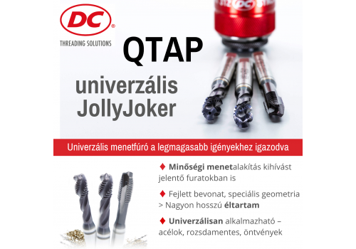 DC QTap - A Jolly Joker -  Univerzális menetfúró