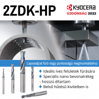 KYOCERA 2ZDK-HD - Laposaljzat fúró íves felületekre is