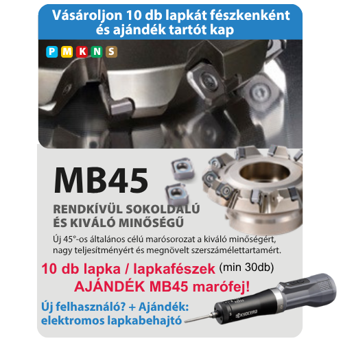 KYOCERA Nyári promóció  MB45 síkmaró