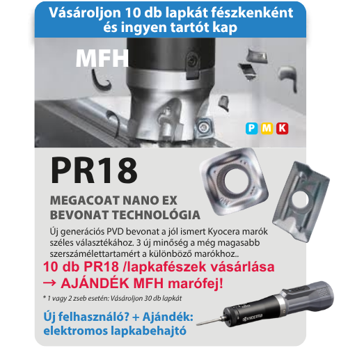 KYOCERA Nyári promóció  PR18 lapkaminőség