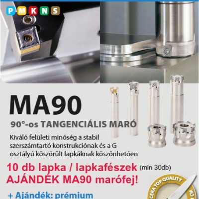 KYOCERA Téli promóció  MA90  tangenciális maró